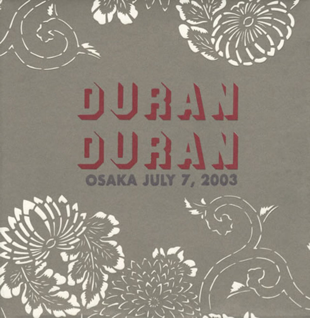 Duran Duran Osaka July 7, 2003 US 2 CD album set (Double CD) 30614/5