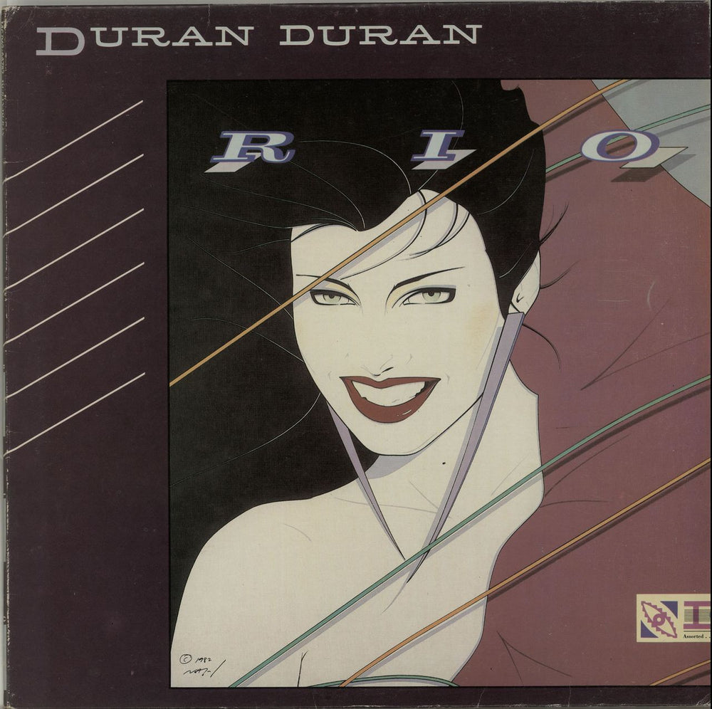 Duran Duran Rio Greek vinyl LP album (LP record) 14C062-64782