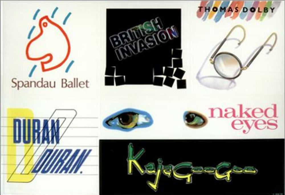 Duran Duran Seven And The Ragged Tiger + Poster, Stickers & obi Japanese vinyl LP album (LP record) 1983