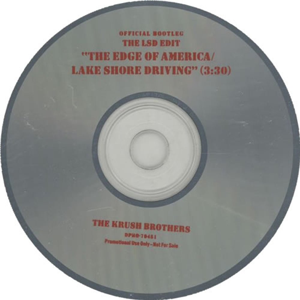 Duran Duran The Edge Of America / Lakeshore Driving US Promo CD single (CD5 / 5") DDNC5TH62091