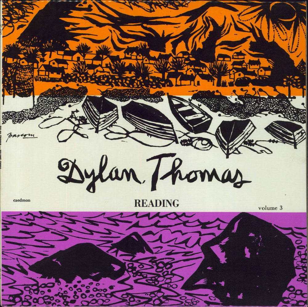 Dylan Thomas Dylan Thomas Reading Volume 3 UK vinyl LP album (LP record) TC1043