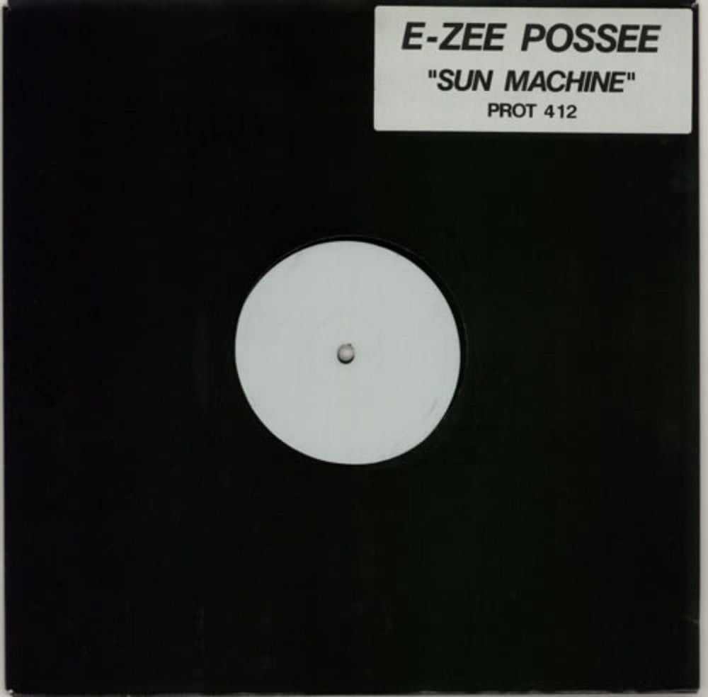 E-zee Possee Sun Machine - White Label UK Promo 12" vinyl single (12 inch record / Maxi-single) PROT412