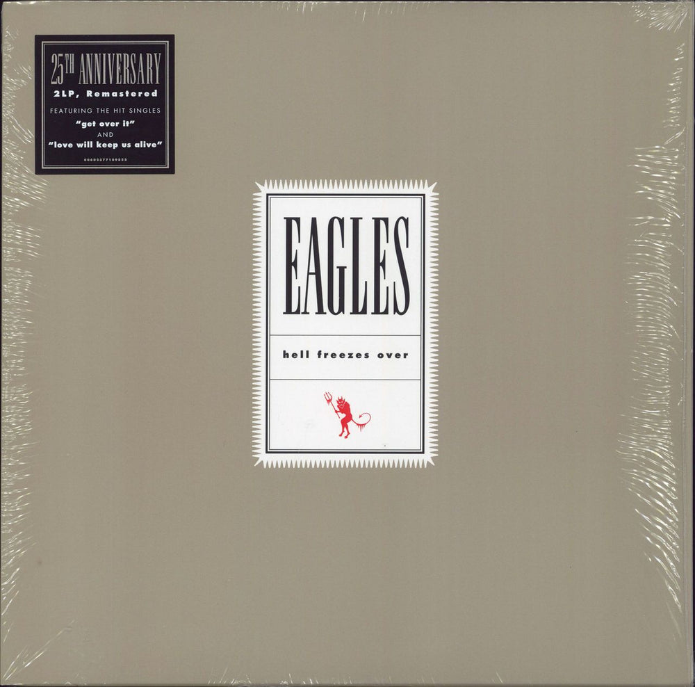 Eagles Hell Freezes Over: 25th Anniversary - 180gm Vinyl + Shrink UK 2-LP vinyl record set (Double LP Album) 00602577189852