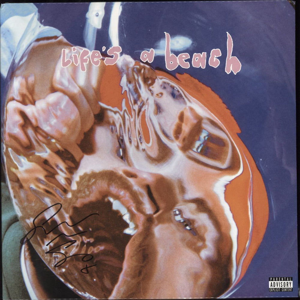 Easy Life Life's A Beach - Pink - Autographed - Sealed UK vinyl LP album (LP record) 3564086