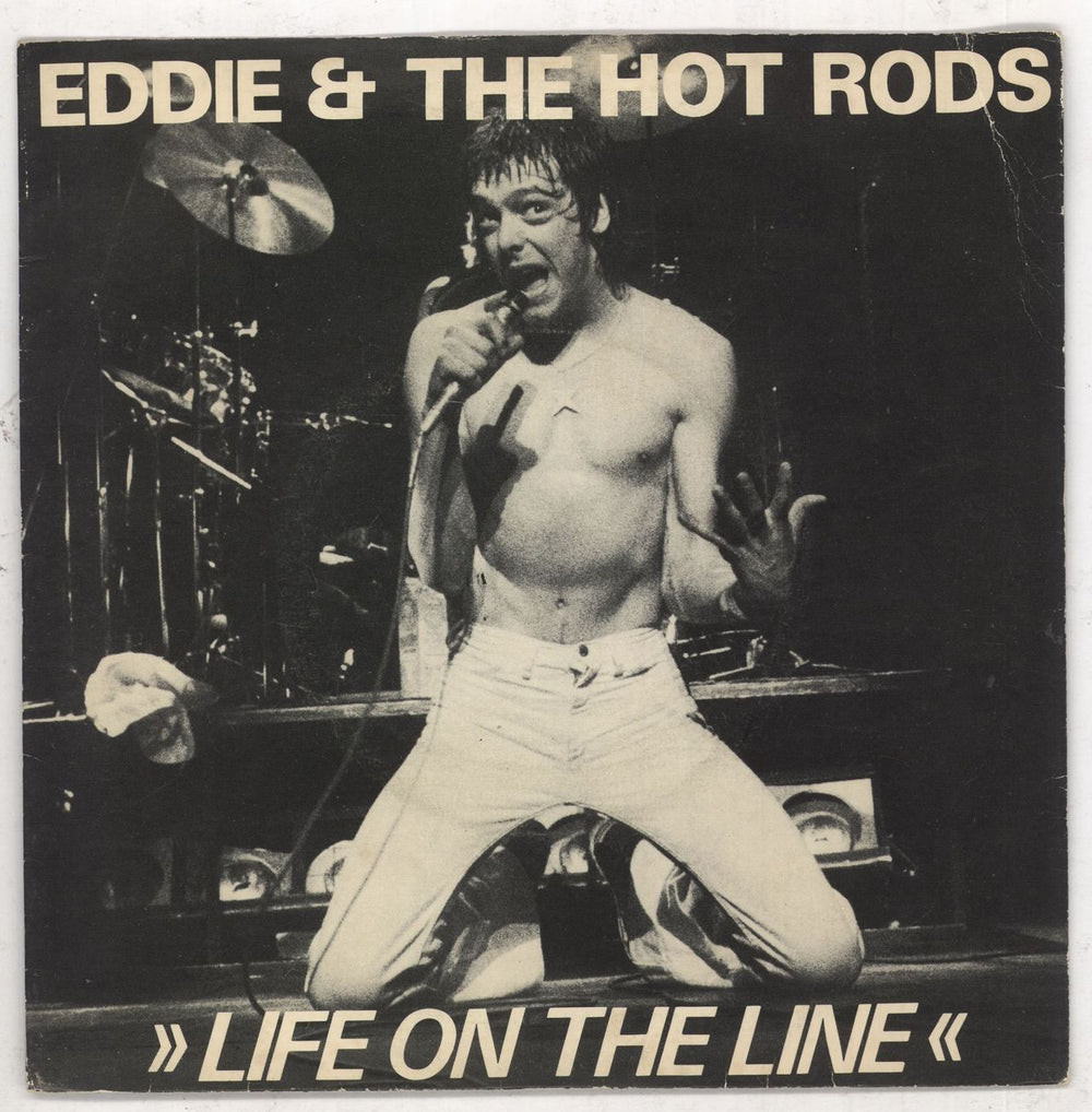 Eddie And The Hot Rods Life On The Line UK 7" vinyl single (7 inch record / 45) WIP6438