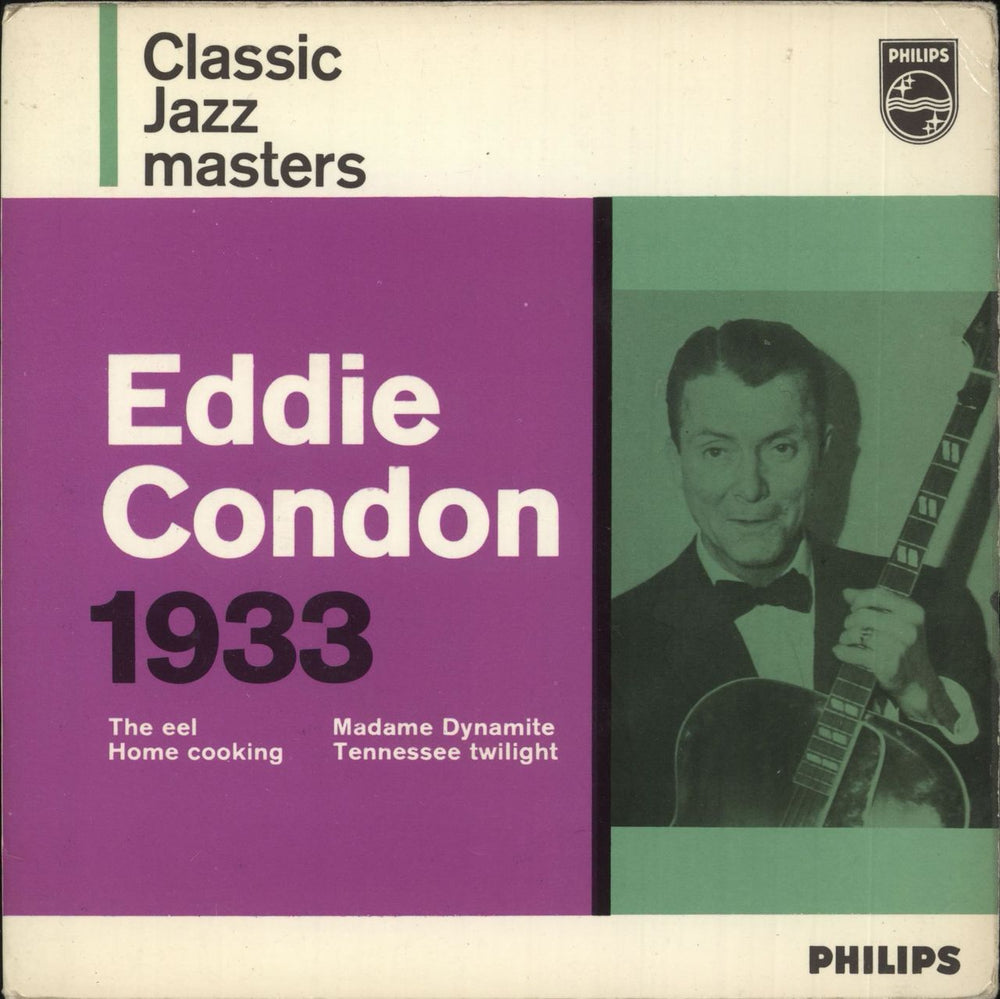 Eddie Condon Eddie Condon 1933 EP UK 7" vinyl single (7 inch record / 45) BBE12497