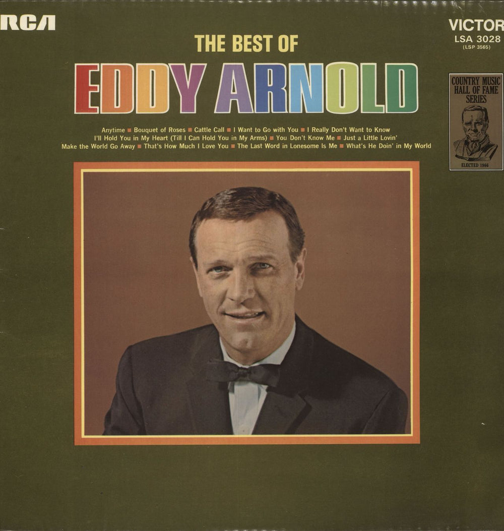 Eddy Arnold The Best Of Eddy Arnold UK vinyl LP album (LP record) LSA3028