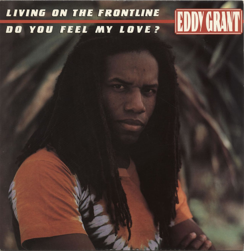 Eddy Grant Living On The Frontline UK 12" vinyl single (12 inch record / Maxi-single) MERX135