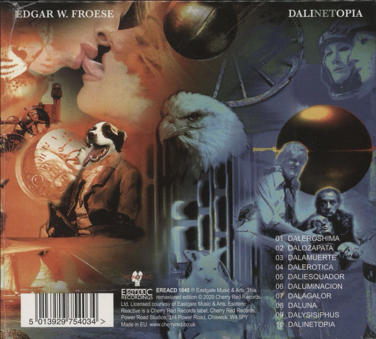 Edgar Froese Dalinetopia - Sealed UK CD album (CDLP) 5013929754034