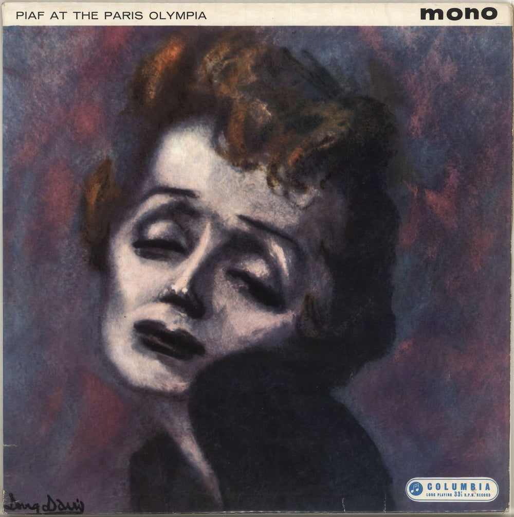 Edith Piaf Piaf At The Paris Olympia UK vinyl LP album (LP record) 33SX1330