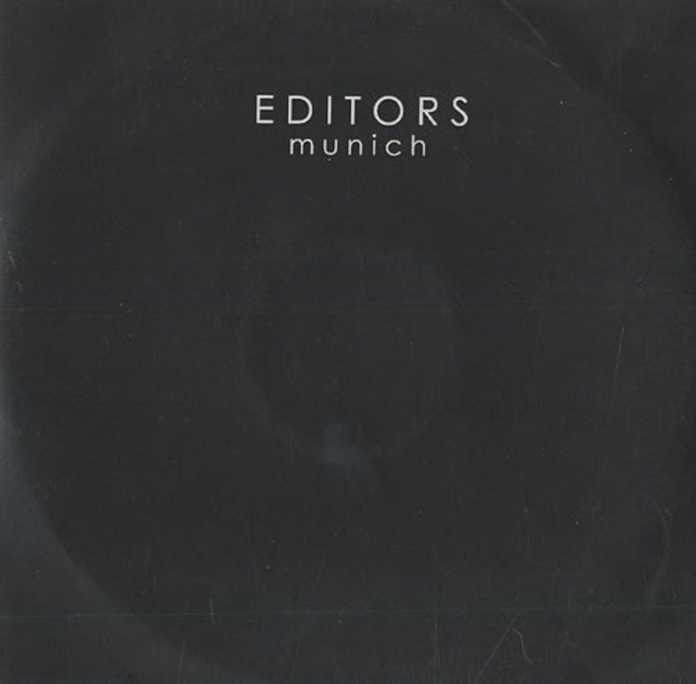 Editors Munich UK Promo CD-R acetate CD-R