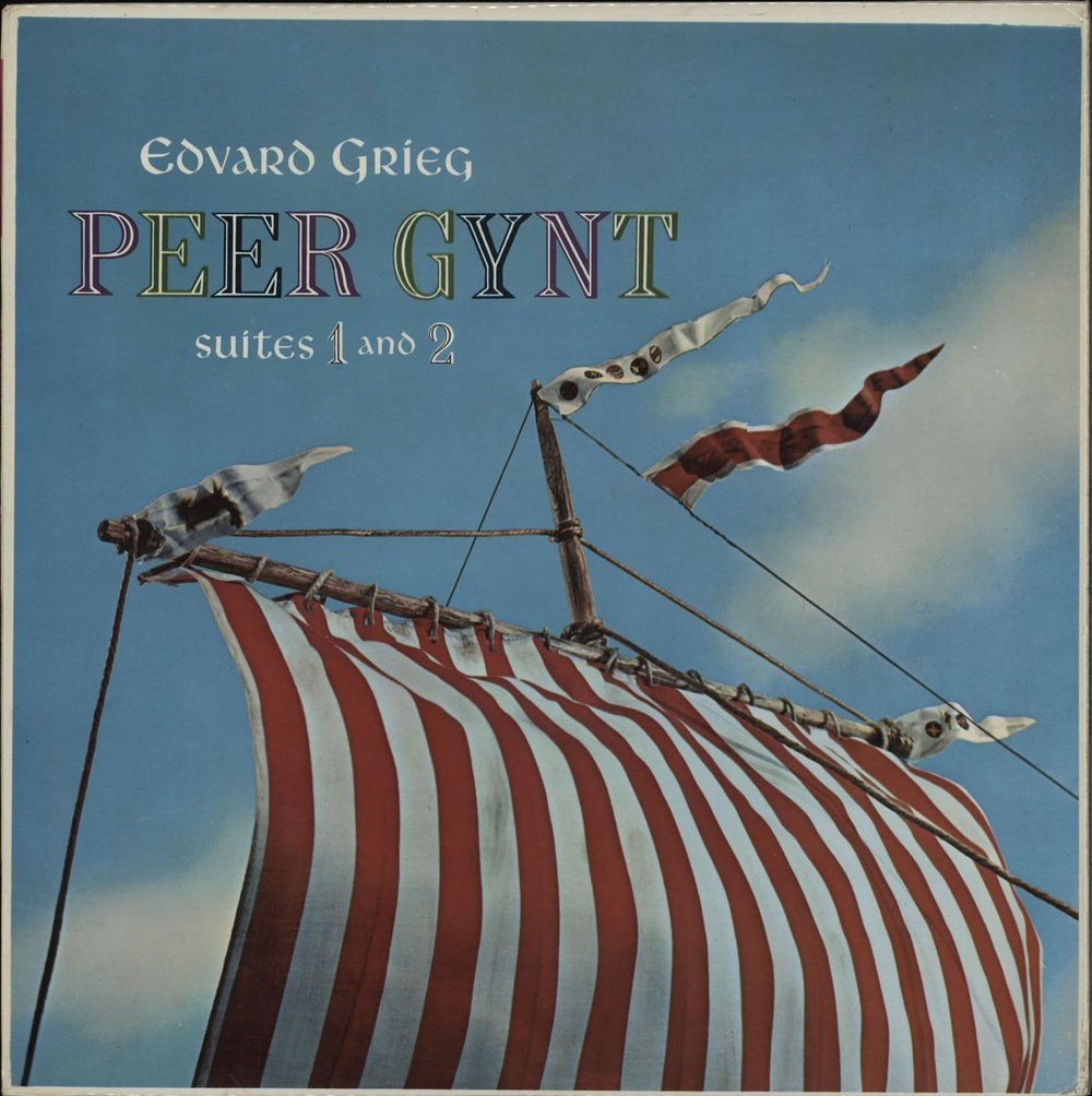 Edvard Grieg Peer Gynt Suites 1 & 2 UK vinyl LP album (LP record) GGL0029