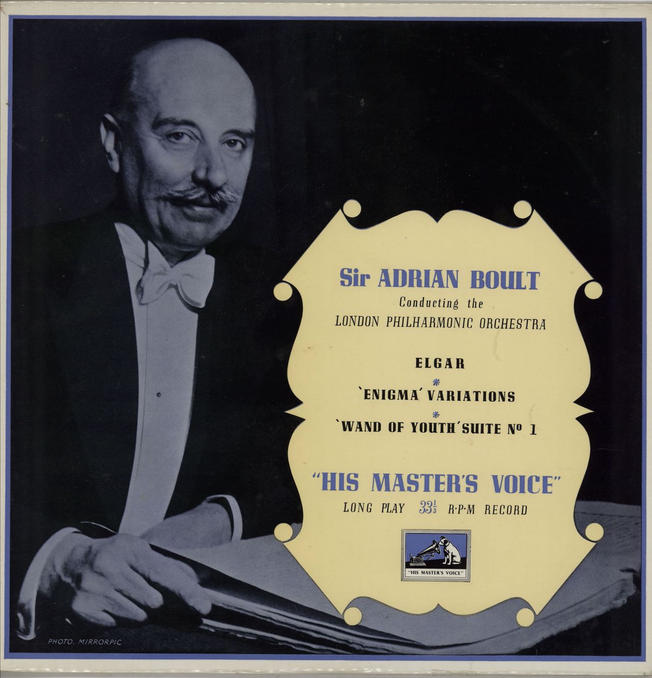 Edward Elgar Enigma Variations / 'Wand Of Youth' Suite No. 1 UK vinyl LP album (LP record) ALP1153