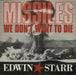 Edwin Starr Missiles - We Don't Want To Die UK 12" vinyl single (12 inch record / Maxi-single) 12HIPPO105