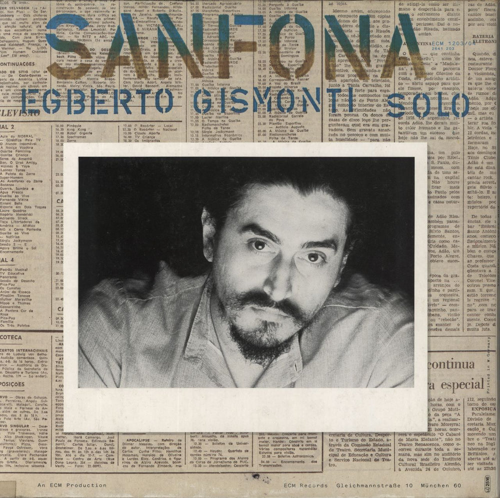 Egberto Gismonti Sanfona German 2-LP vinyl record set (Double LP Album)