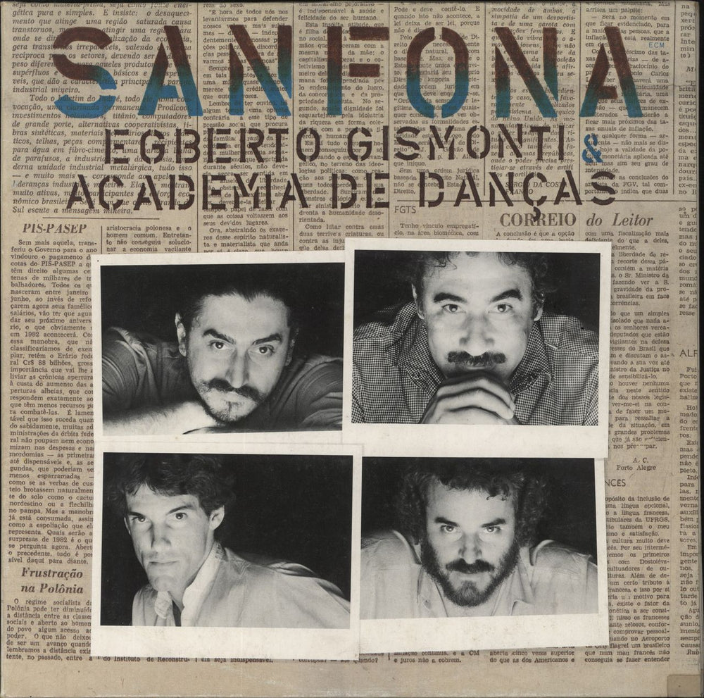Egberto Gismonti Sanfona German 2-LP vinyl record set (Double LP Album) ECM1203/04