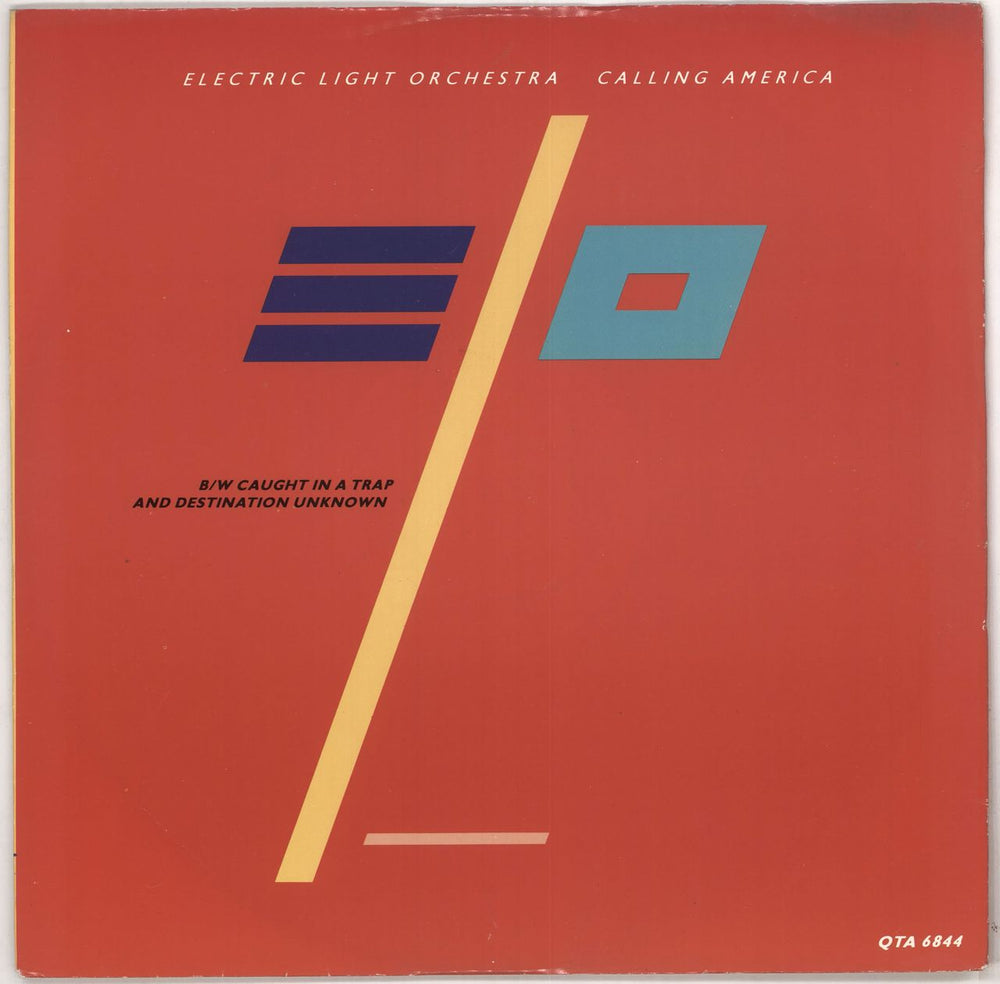 Electric Light Orchestra Calling America UK 12" vinyl single (12 inch record / Maxi-single) QTA6844