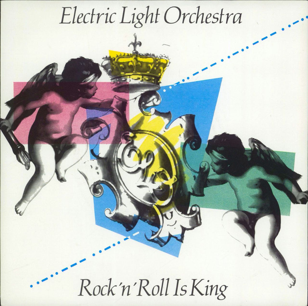 Electric Light Orchestra Rock 'n Roll Is King - A-Label UK Promo 7" vinyl single (7 inch record / 45) A3500