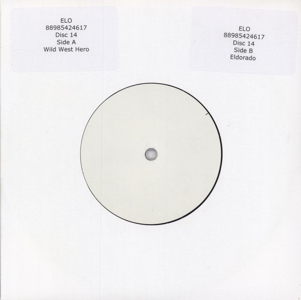 Electric Light Orchestra Wild West Hero / Eldorado - Test Pressing UK 7" vinyl single (7 inch record / 45) 88985424617