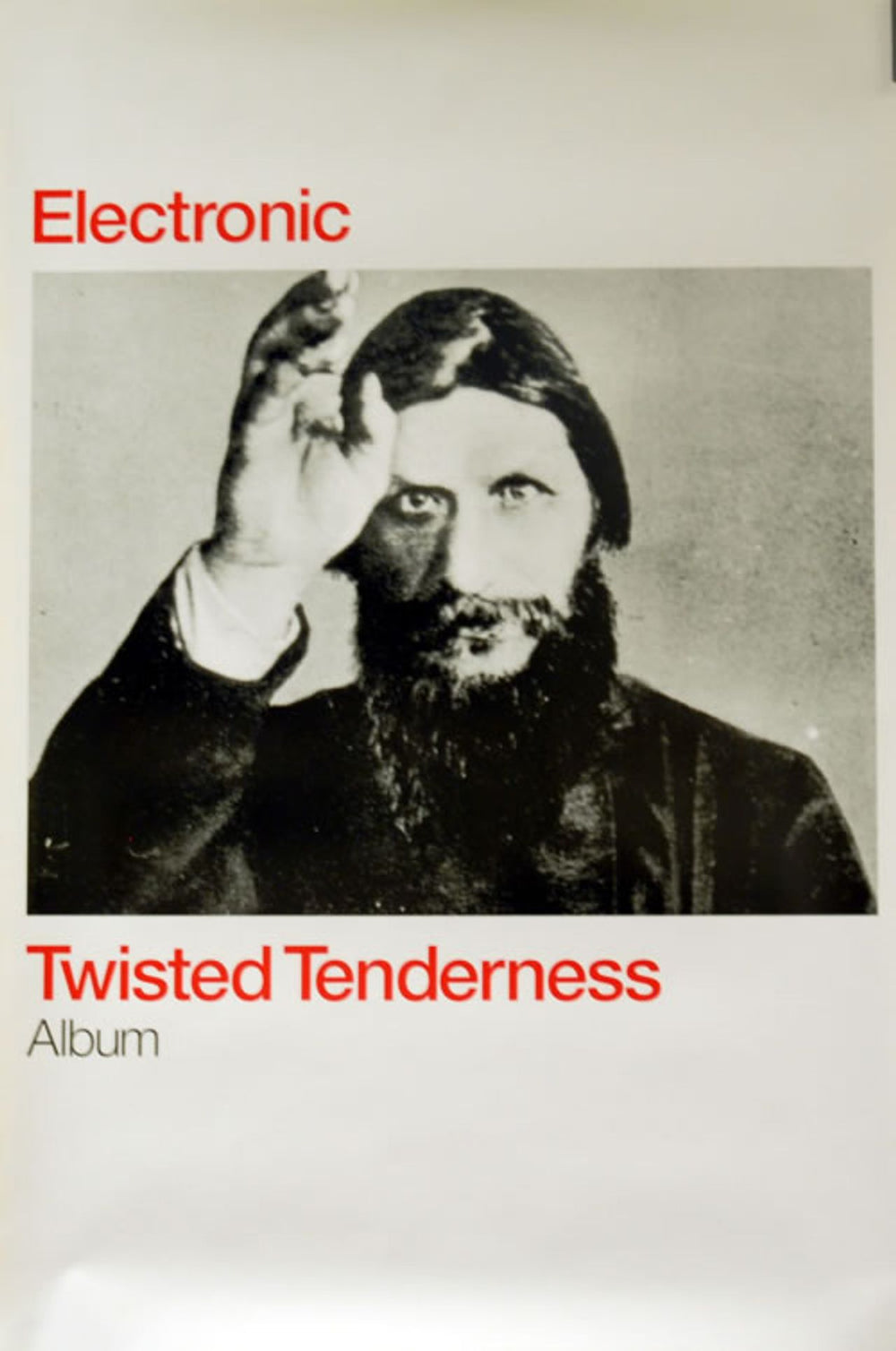 Electronic Twisted Tenderness - 20" x 30" UK Promo poster PROMO POSTER