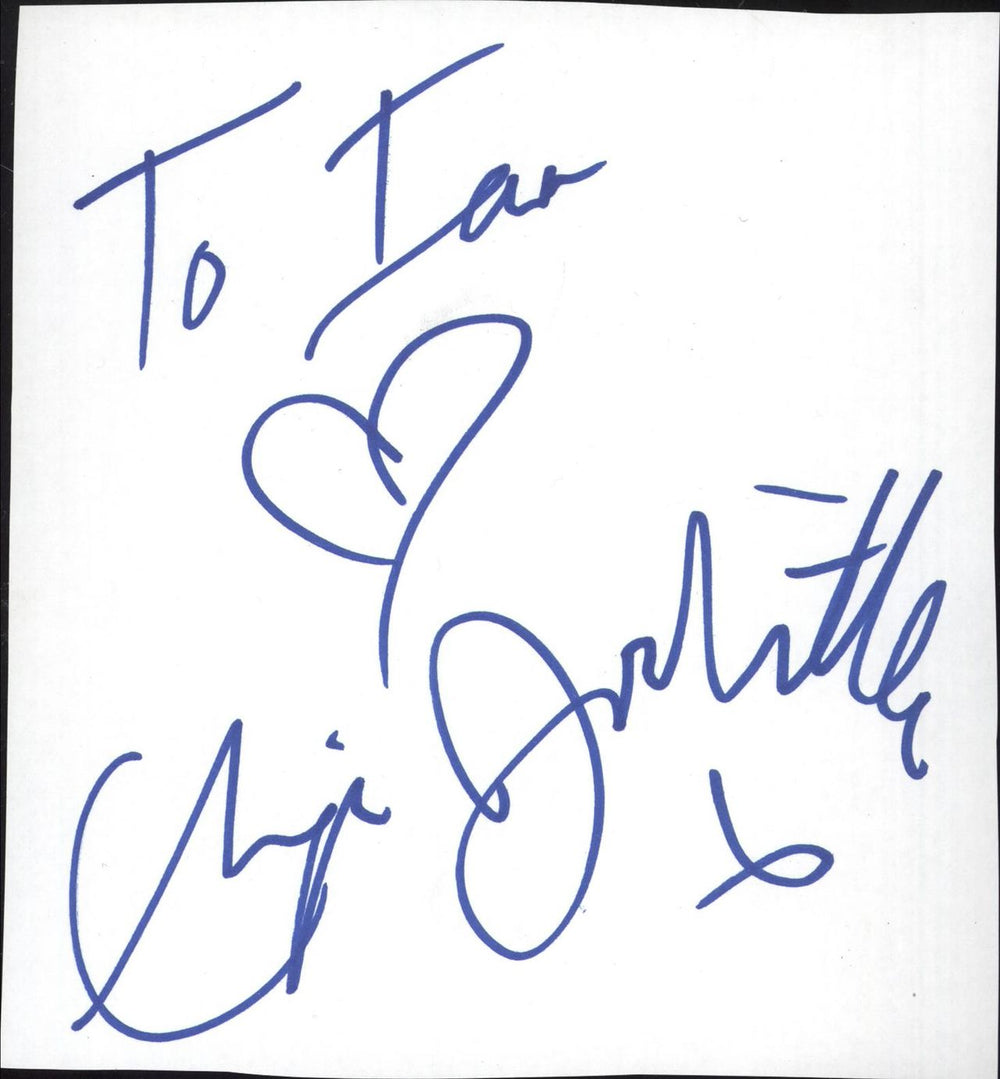 Eliza Doolittle Autograph UK memorabilia AUTOGRAPH