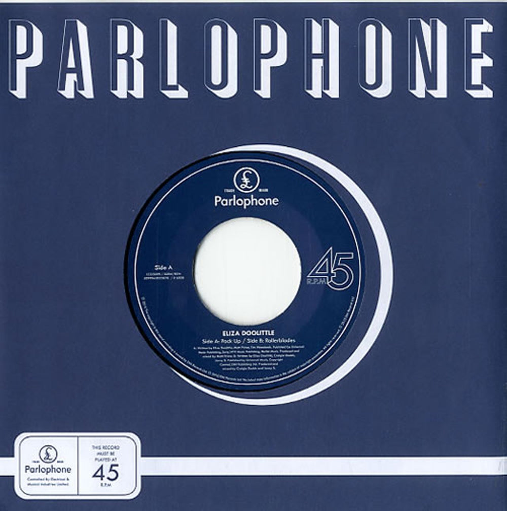 Eliza Doolittle Pack Up - RSD10 - Blue Label UK 7" vinyl single (7 inch record / 45) R6808