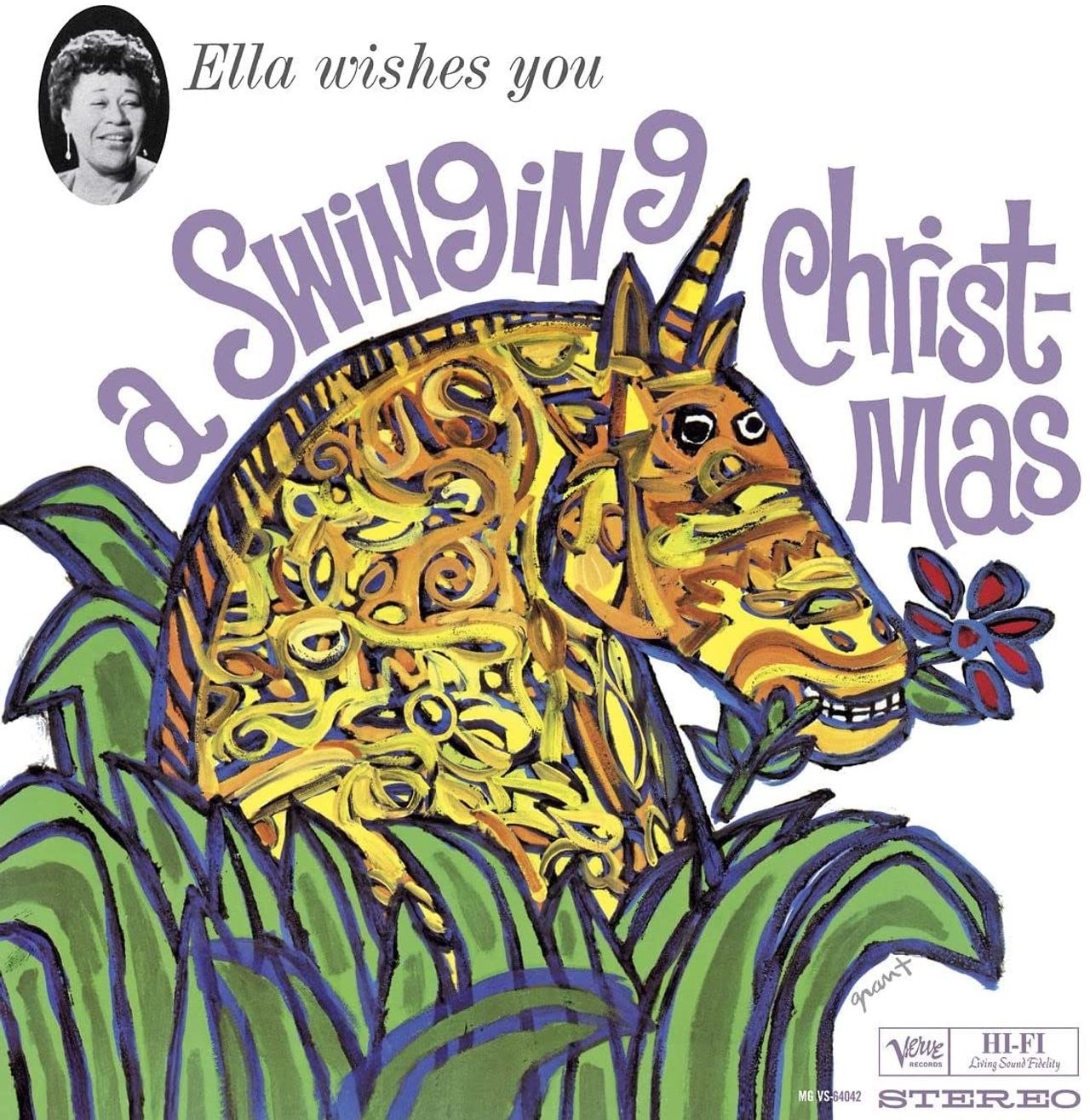 Ella Fitzgerald Ella Wishes You A Swinging Christmas - Acoustic Sounds Verve Series - Sealed US vinyl LP album (LP record) EFZLPEL777642