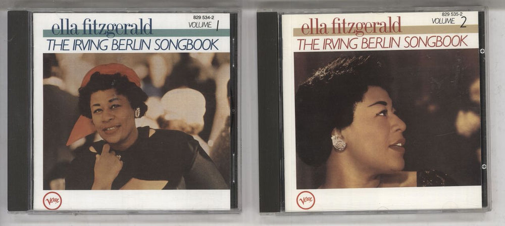 Ella Fitzgerald The Irving Berlin Songbook Volume 1 & 2 UK 2 CD album set (Double CD) 829534/5-2