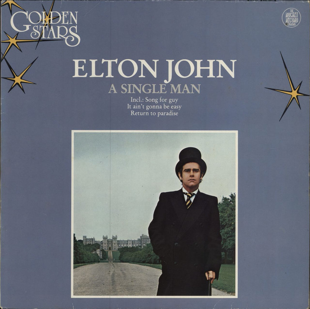 Elton John A Single Man Dutch vinyl LP album (LP record) 826755-1