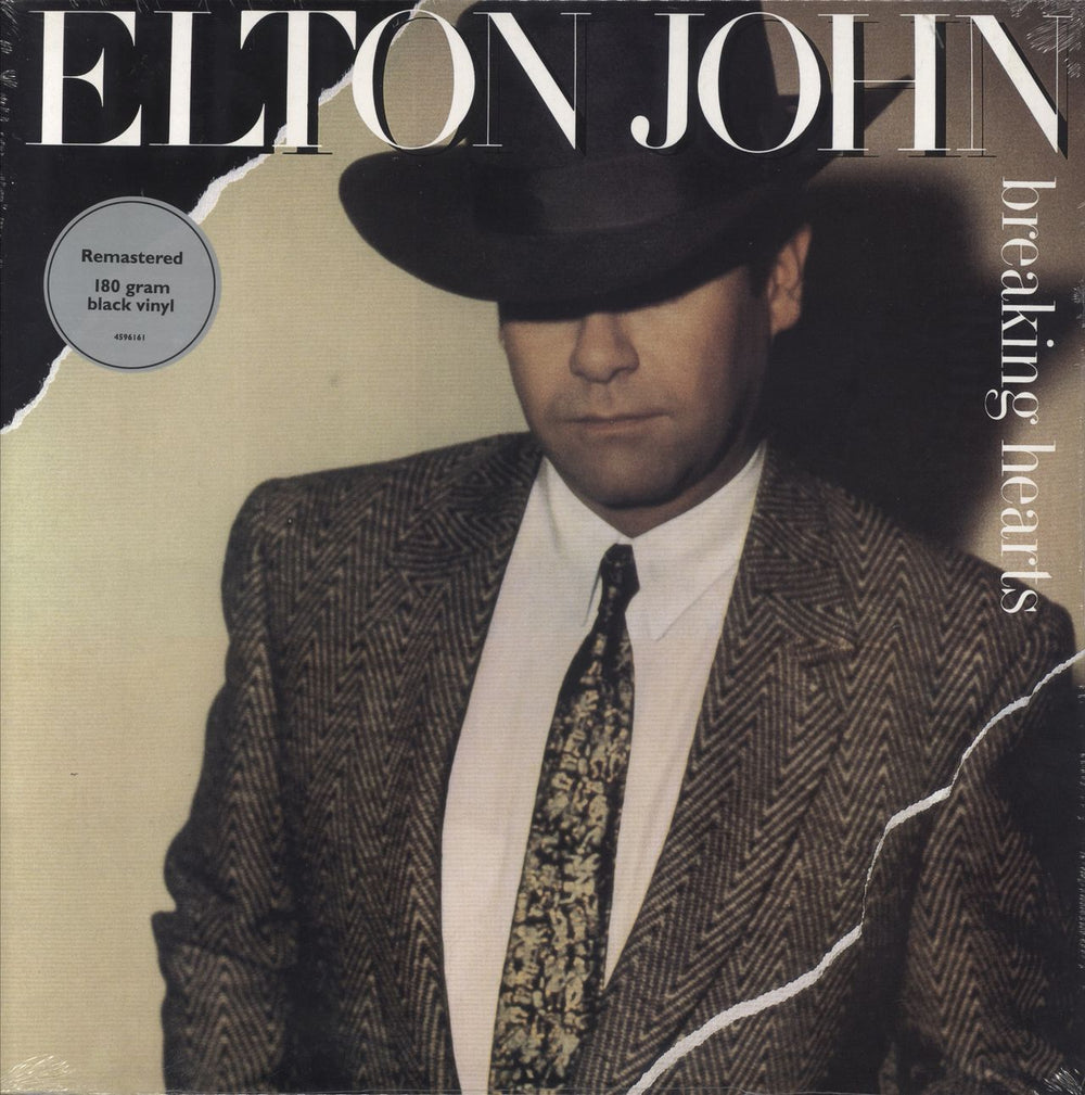 Elton John Breaking Hearts - 180g - Hype-sticker - Sealed UK vinyl LP album (LP record) 4596161