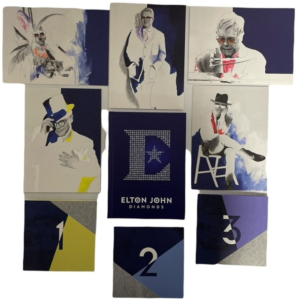 Elton John Diamonds UK CD Album Box Set JOHDXDI786128