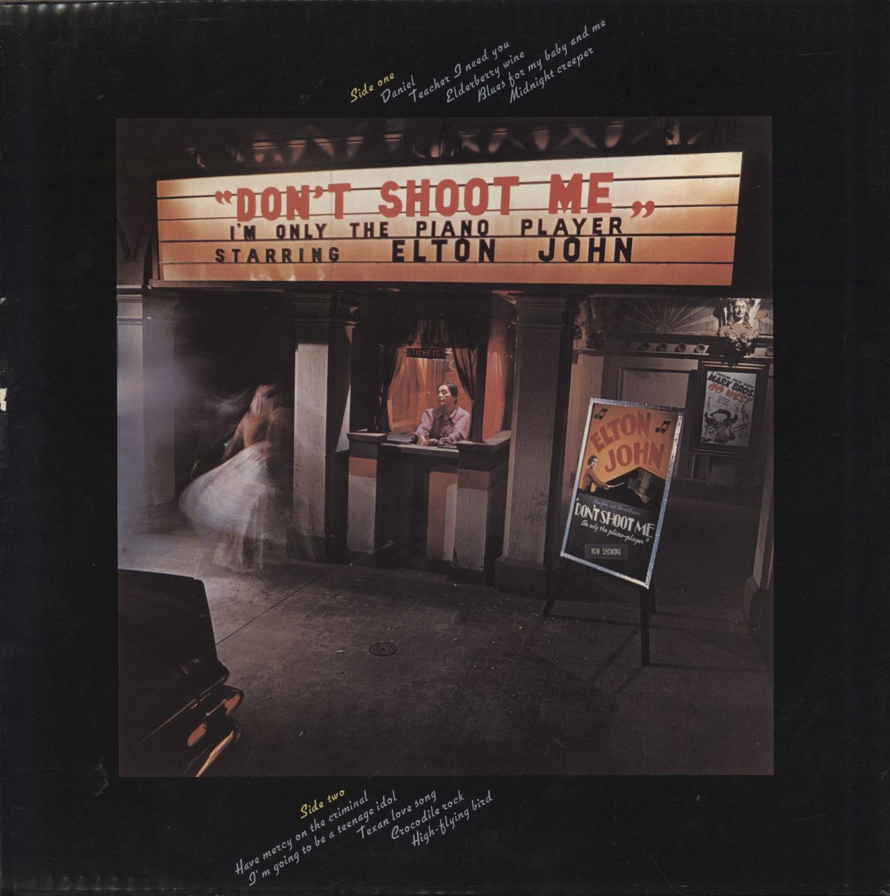 Elton John Don't Shoot Me - 1st - Blue UK vinyl LP album (LP record)