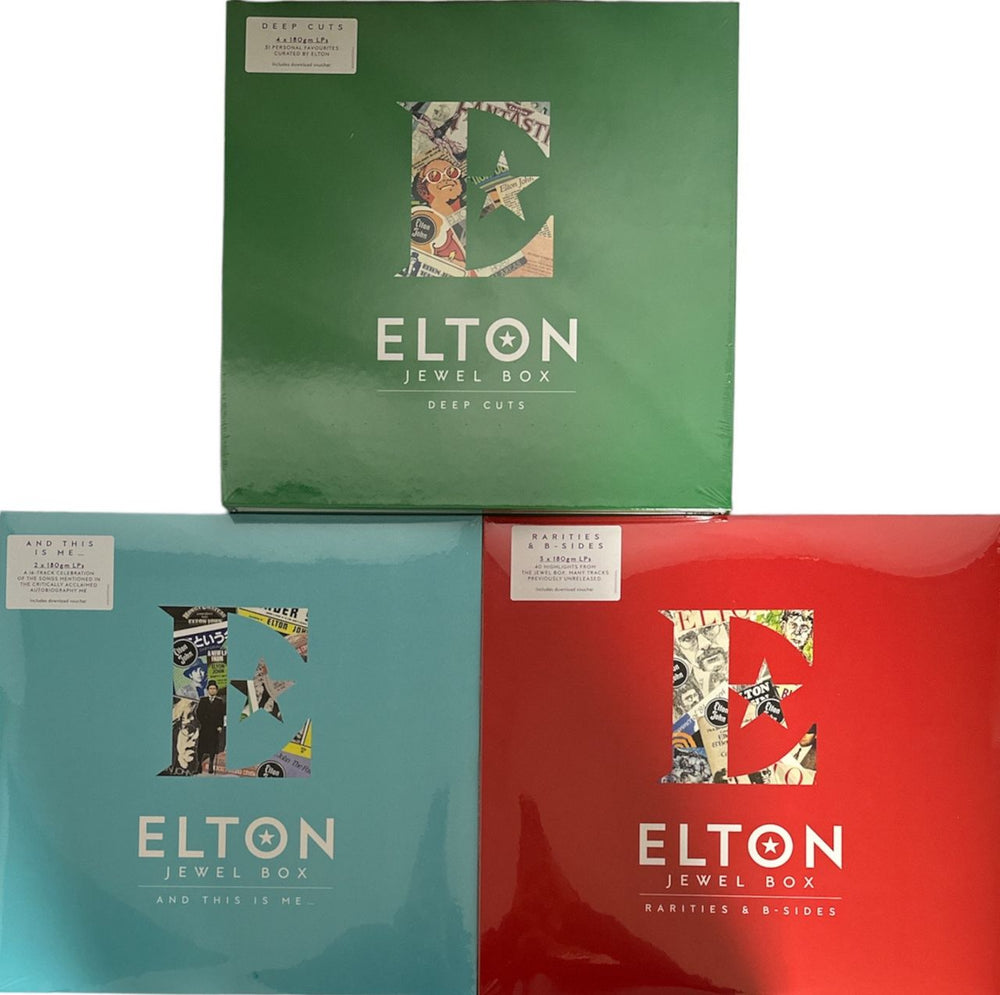 Elton John Jewel Box UK Vinyl Box Set JOHVXJE816502