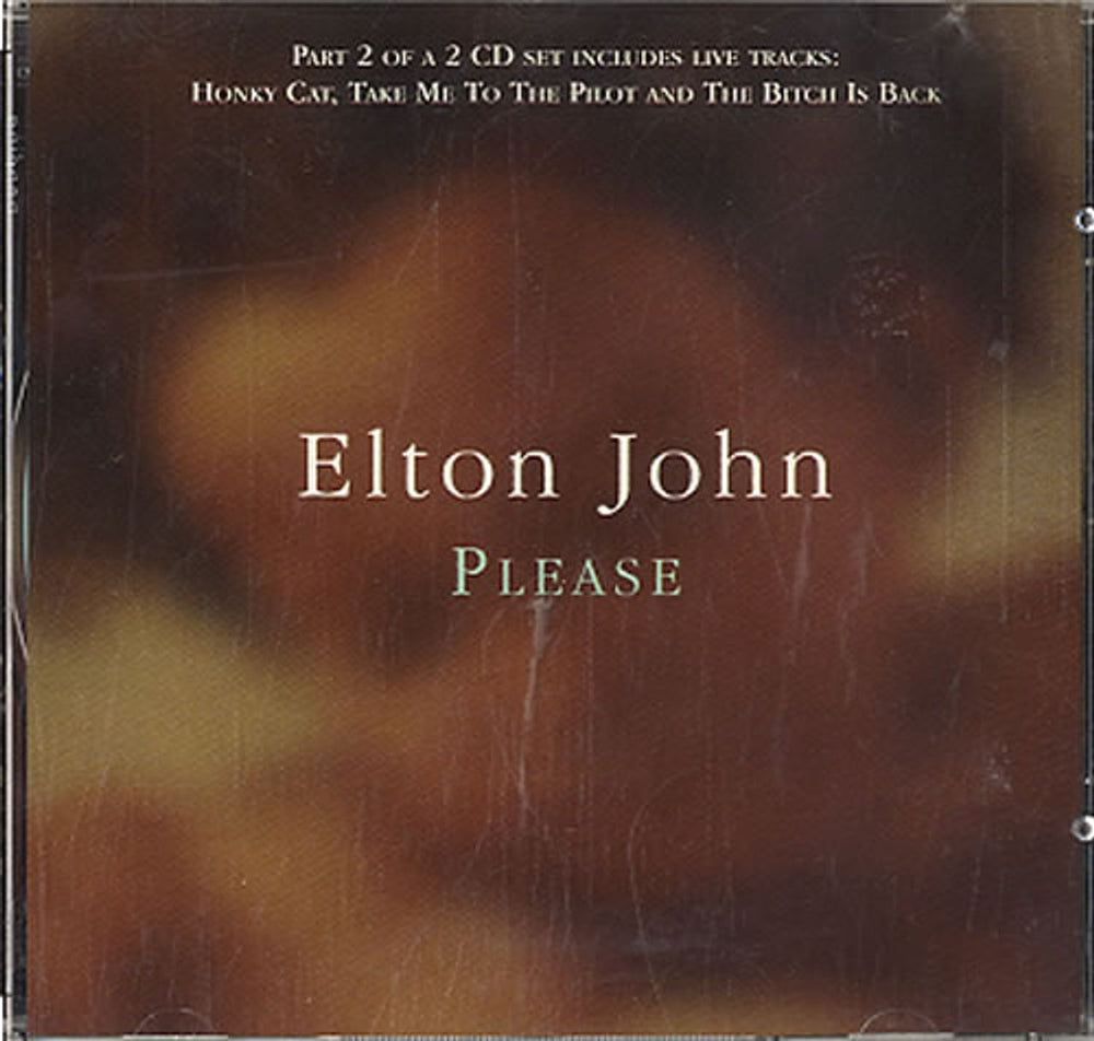 Elton John Please UK 2-CD single set (Double CD single) JOH2SPL60650