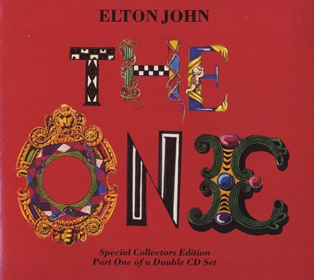 Elton John The One - Part 1 & Part 2 UK 2-CD single set (Double CD single) EJSCB/R28