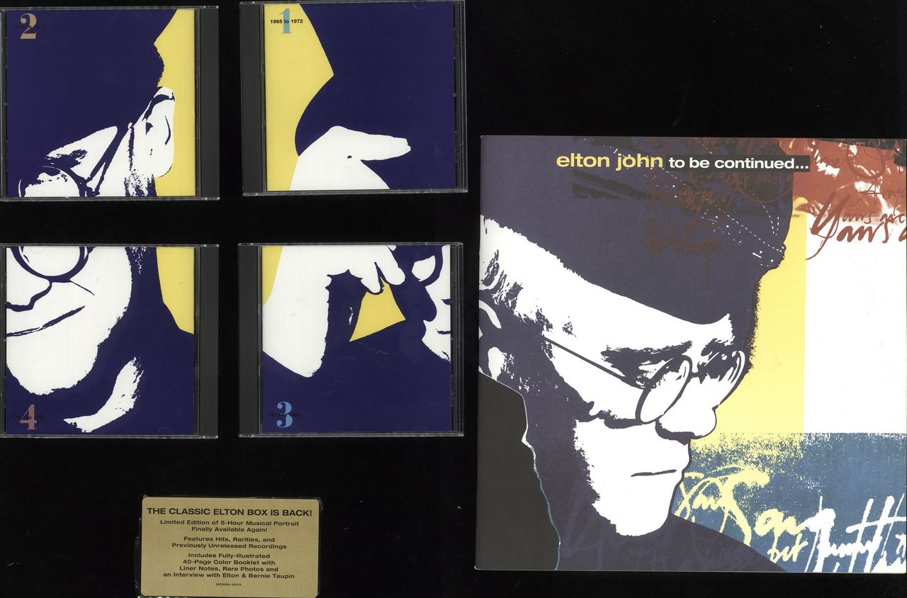 Elton John To Be Continued... US Cd Album Box Set — RareVinyl.com