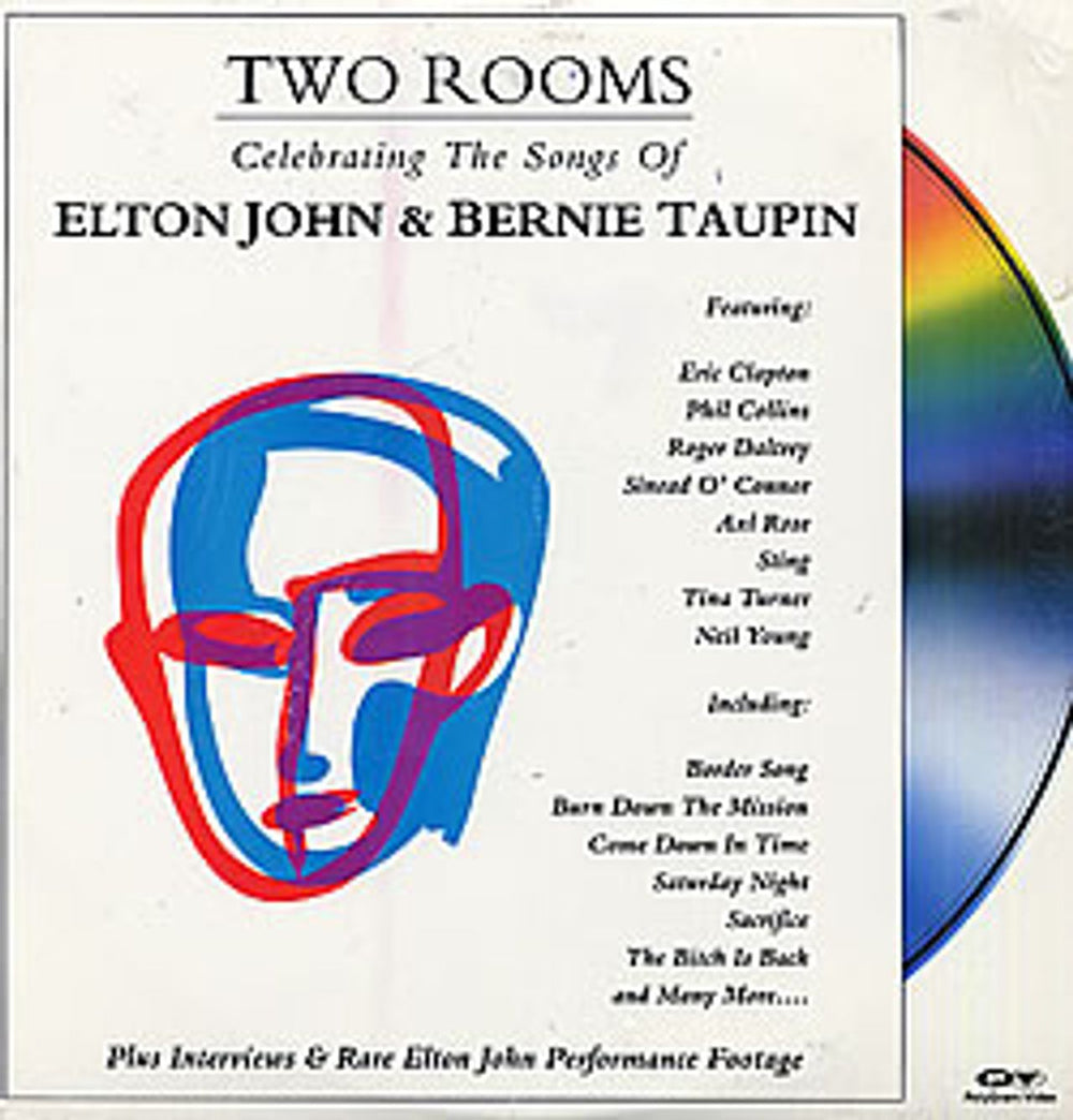 Elton John Two Rooms US laserdisc / lazerdisc 083589-1