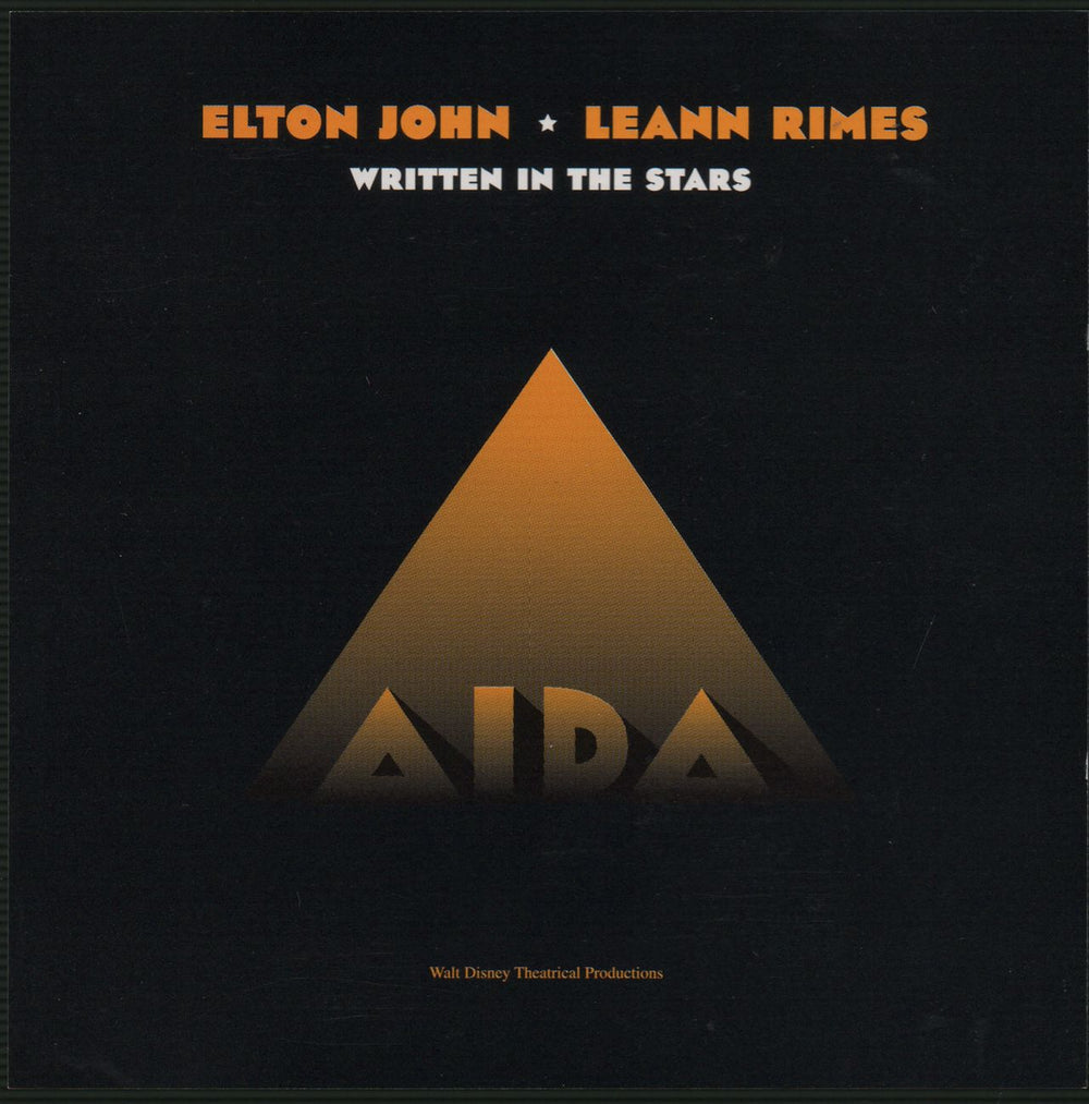 Elton John Written In The Stars US Promo CD single (CD5 / 5") PRCD-7913-2