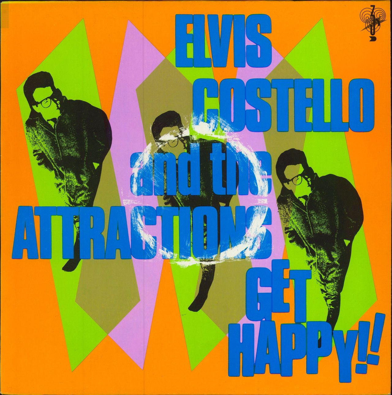 Elvis Costello Get Happy Dutch Vinyl Lp —