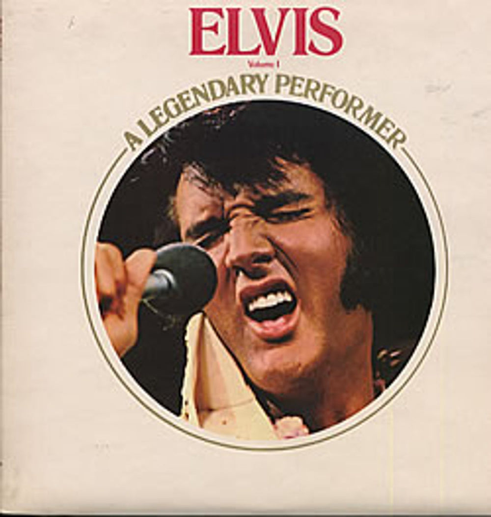 Elvis Presley A Legendary Performer Volume 1 Canadian vinyl LP album (LP record) CPL1-0341