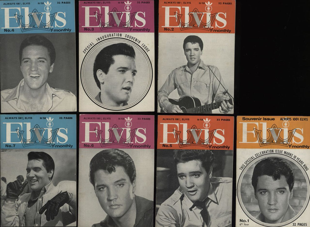 Elvis Presley Elvis Monthly - 6th Year - 13 Issues UK magazine ELVMAEL752673