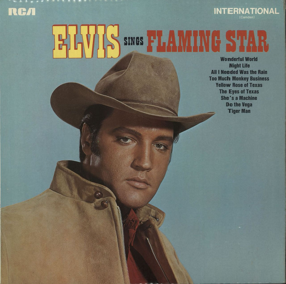 Elvis Presley Flaming Star UK vinyl LP album (LP record) INTS1012