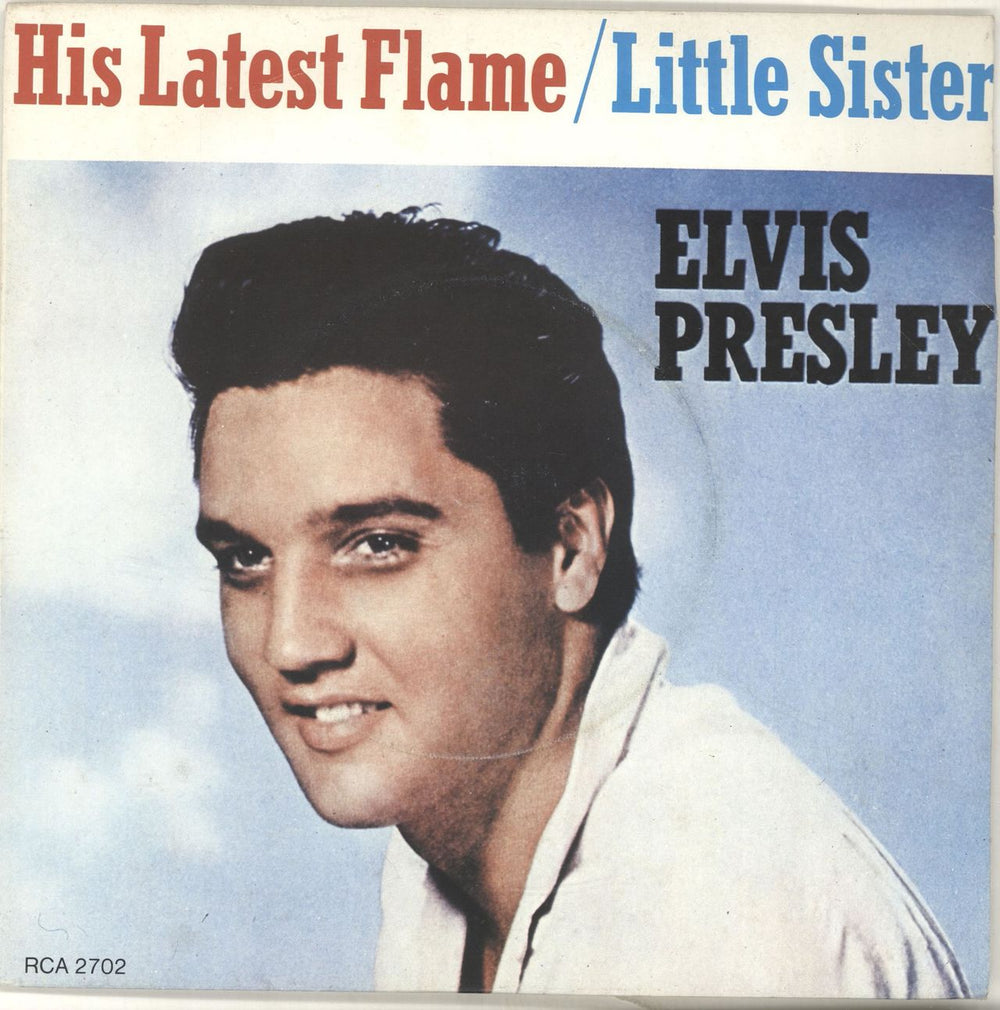 Elvis Presley His Latest Flame + Sleeve UK 7