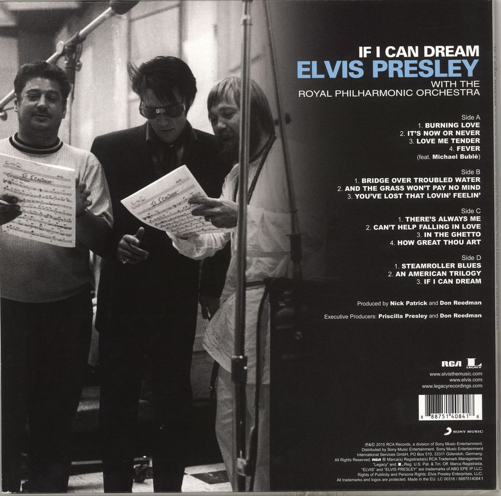 Elvis Presley If I Can Dream - 180gm Vinyl UK 2-LP vinyl record set (Double LP Album) 888751408418