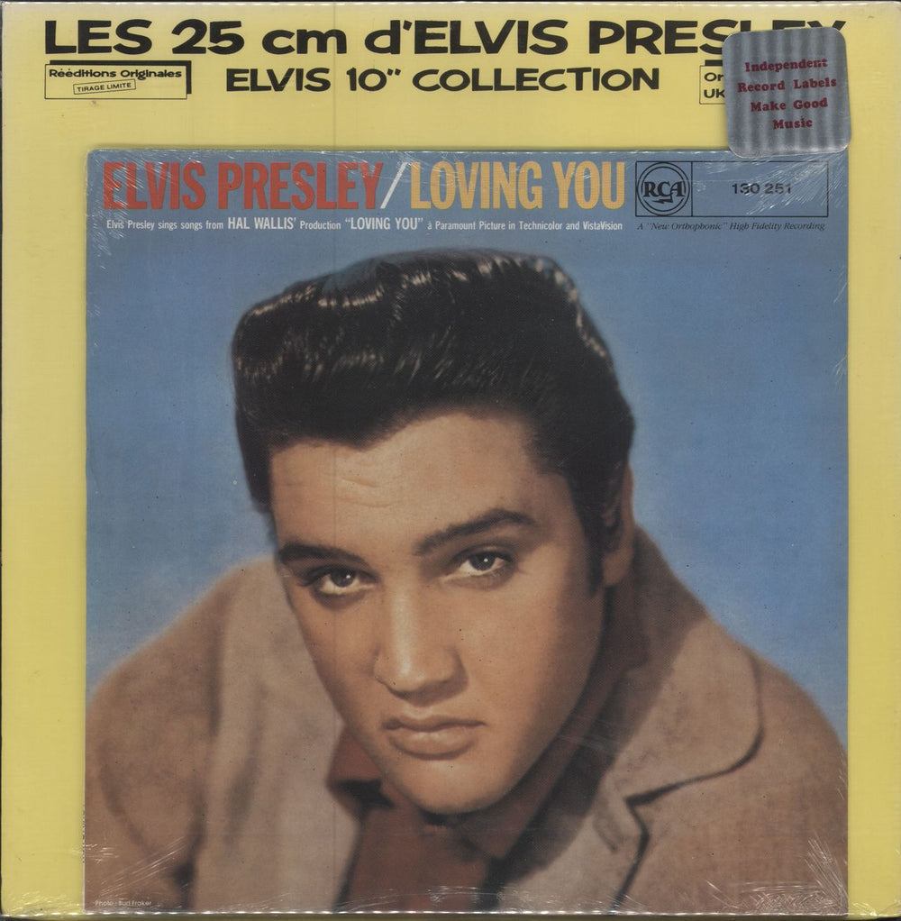 Elvis Presley Loving You - Sealed & Stickered with Browser French 10" vinyl single (10 inch record) 130251