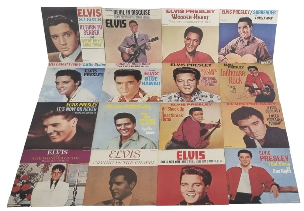 Elvis Presley Presley Gold - 16 Number One's UK box set