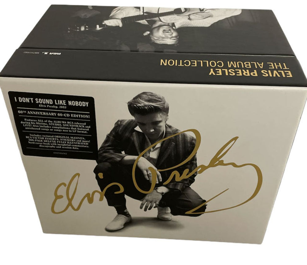 Elvis Presley The Album Collection - 60th Anniversary 60-CD Edition UK CD Album Box Set 888751145627