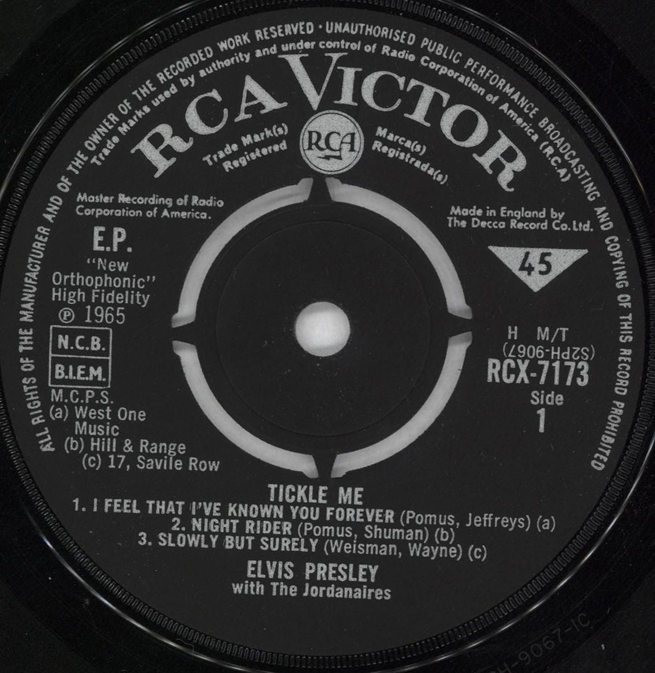 Elvis Presley Tickle Me Ep Uk 7