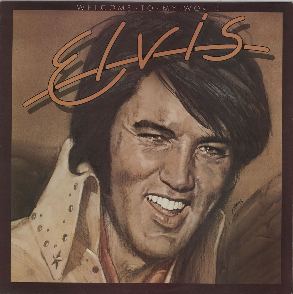 Elvis Presley Welcome To My World - EX UK vinyl LP album (LP record) PL12274