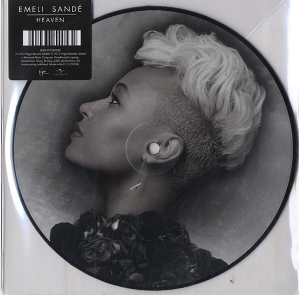 Emeli Sande Heaven UK 7" vinyl picture disc (7 inch picture disc single) 0602537540532